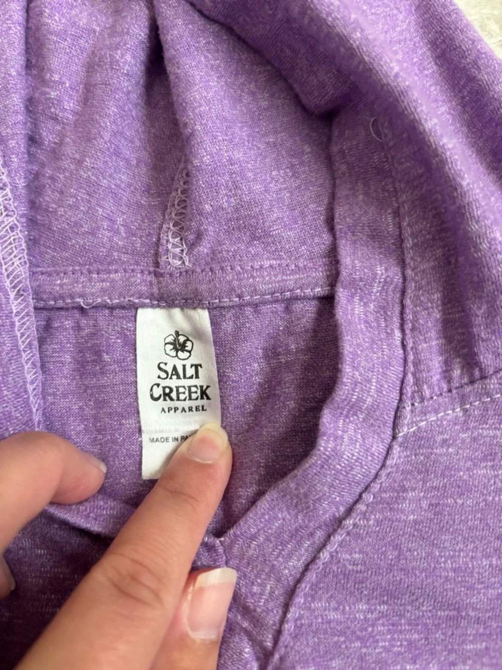 Salt Creek Kids Western Comfy Purple Arizona Scottsdale Hooded Sweatshirt